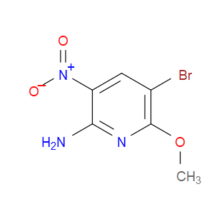 5-BROMO-6-METHOXY-3-NITROPYRIDIN-2-AMINE