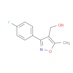 (3-(4-FLUOROPHENYL)-5-METHYLISOXAZOL-4-YL)METHANOL - Click Image to Close