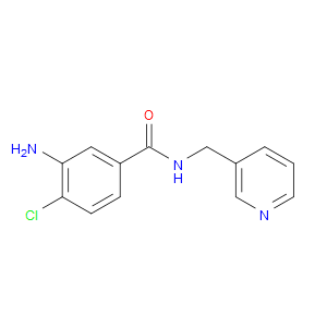 3-AMINO-4-CHLORO-N-(3-PYRIDYLMETHYL)BENZAMIDE