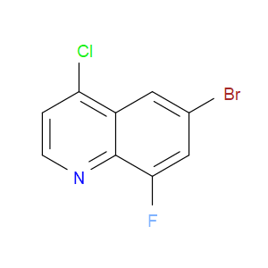 6-BROMO-4-CHLORO-8-FLUOROQUINOLINE