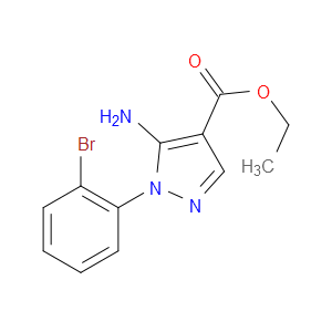 ETHYL 5-AMINO-1-(2-BROMOPHENYL)-1H-PYRAZOLE-4-CARBOXYLATE