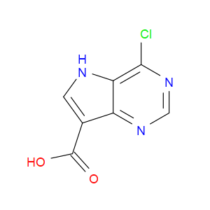 4-CHLORO-5H-PYRROLO[3,2-D]PYRIMIDINE-7-CARBOXYLIC ACID - Click Image to Close