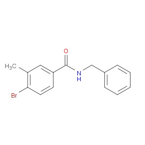 N-BENZYL-4-BROMO-3-METHYLBENZAMIDE - Click Image to Close