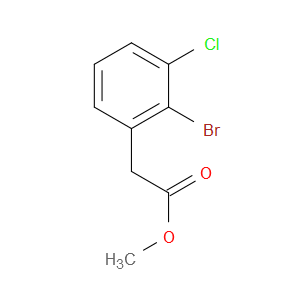 2-BROMO-3-CHLOROPHENYLACETIC ACID METHYL ESTER