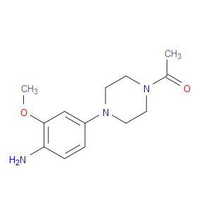 1-[4-(4-AMINO-3-METHOXYPHENYL)PIPERAZIN-1-YL]ETHAN-1-ONE