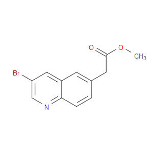 METHYL 2-(3-BROMOQUINOLIN-6-YL)ACETATE - Click Image to Close