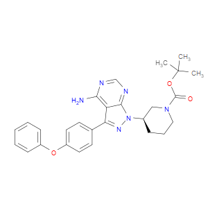 (R)-TERT-BUTYL 3-(4-AMINO-3-(4-PHENOXYPHENYL)-1H-PYRAZOLO[3,4-D]PYRIMIDIN-1-YL)PIPERIDINE-1-CARBOXYLATE