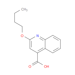2-BUTOXYQUINOLINE-4-CARBOXYLIC ACID - Click Image to Close