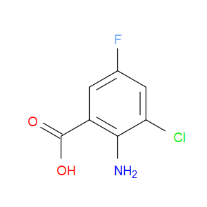 2-AMINO-3-CHLORO-5-FLUOROBENZOIC ACID
