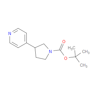 TERT-BUTYL 3-(PYRIDIN-4-YL)PYRROLIDINE-1-CARBOXYLATE