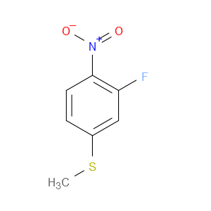 2-FLUORO-4-METHYLTHIO-1-NITROBENZENE