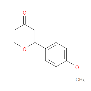 2-(4-METHOXYPHENYL)DIHYDRO-2H-PYRAN-4(3H)-ONE