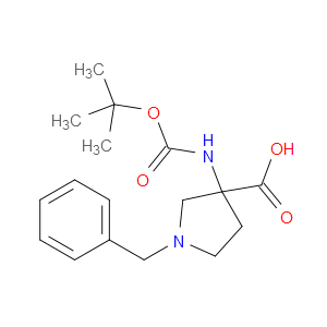 1-BENZYL-3-(TERT-BUTOXYCARBONYLAMINO)PYRROLIDINE-3-CARBOXYLIC ACID