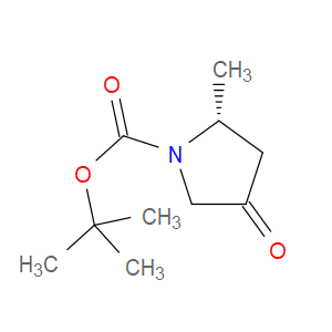 1-PYRROLIDINECARBOXYLIC ACID, 2-METHYL-4-OXO-, 1,1-DIMETHYLETHYL ESTER, (2R)-