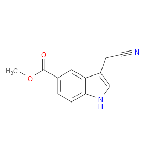 METHYL 3-(CYANOMETHYL)-1H-INDOLE-5-CARBOXYLATE - Click Image to Close
