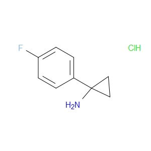 1-(4-FLUOROPHENYL)CYCLOPROPAN-1-AMINE HYDROCHLORIDE