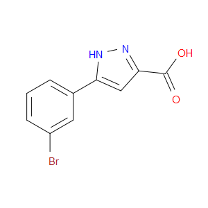 5-(3-BROMOPHENYL)-1H-PYRAZOLE-3-CARBOXYLIC ACID