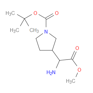TERT-BUTYL 3-(1-AMINO-2-METHOXY-2-OXOETHYL)PYRROLIDINE-1-CARBOXYLATE - Click Image to Close