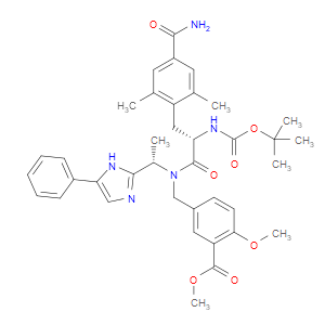 METHYL 5-(((S)-2-((TERT-BUTOXYCARBONYL)AMINO)-3-(4-CARBAMOYL-2,6-DIMETHYLPHENYL)-N-((S)-1-(4-PHENYL-1H-IMIDAZOL-2-YL)ETHYL)PROPANAMIDO)METHYL)-2-METHOXYBENZOATE