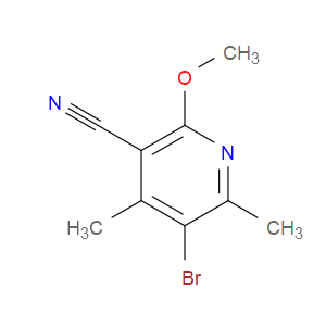 5-BROMO-2-METHOXY-4,6-DIMETHYLNICOTINONITRILE - Click Image to Close