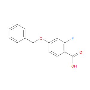 4-BENZYLOXY-2-FLUOROBENZOIC ACID