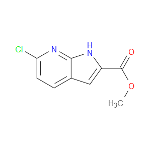 METHYL 6-CHLORO-1H-PYRROLO[2,3-B]PYRIDINE-2-CARBOXYLATE - Click Image to Close