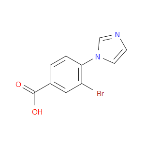 3-BROMO-4-(1H-IMIDAZOL-1-YL)BENZOIC ACID