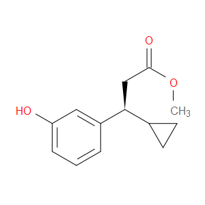 (S)-METHYL 3-CYCLOPROPYL-3-(3-HYDROXYPHENYL)PROPANOATE - Click Image to Close
