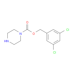 3,5-DICHLOROBENZYL PIPERAZINE-1-CARBOXYLATE - Click Image to Close