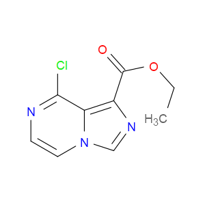 ETHYL 8-CHLOROIMIDAZO[1,5-A]PYRAZINE-1-CARBOXYLATE
