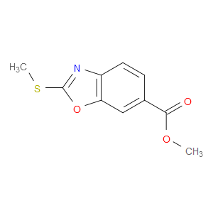 METHYL 2-(METHYLTHIO)BENZO[D]OXAZOLE-6-CARBOXYLATE - Click Image to Close