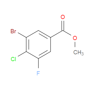 METHYL 3-BROMO-4-CHLORO-5-FLUOROBENZOATE