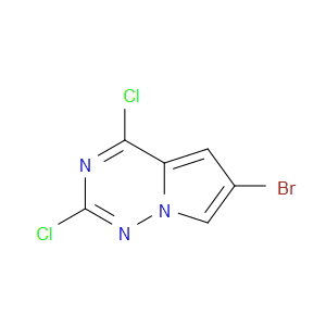 6-BROMO-2,4-DICHLOROPYRROLO[2,1-F][1,2,4]TRIAZINE - Click Image to Close