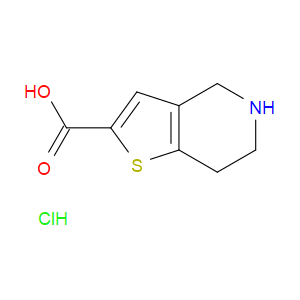 4,5,6,7-TETRAHYDROTHIENO[3,2-C]PYRIDINE-2-CARBOXYLIC ACID HYDROCHLORIDE - Click Image to Close