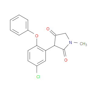 3-(5-CHLORO-2-PHENOXYPHENYL)-1-METHYLPYRROLIDINE-2,4-DIONE - Click Image to Close