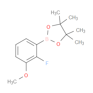 2-(2-FLUORO-3-METHOXYPHENYL)-4,4,5,5-TETRAMETHYL-1,3,2-DIOXABOROLANE