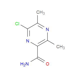 6-CHLORO-3,5-DIMETHYLPYRAZINE-2-CARBOXAMIDE - Click Image to Close