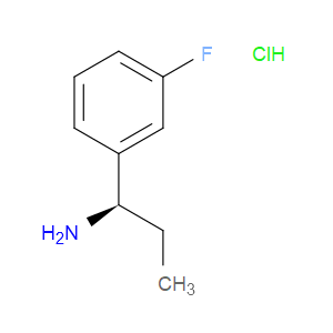 (R)-1-(3-FLUOROPHENYL)PROPAN-1-AMINE HYDROCHLORIDE - Click Image to Close