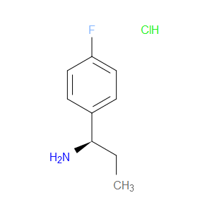 (R)-1-(4-FLUOROPHENYL)PROPAN-1-AMINE HYDROCHLORIDE