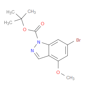 TERT-BUTYL 6-BROMO-4-METHOXY-1H-INDAZOLE-1-CARBOXYLATE