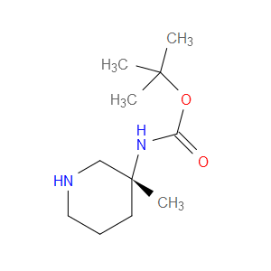 TERT-BUTYL N-[(3R)-3-METHYLPIPERIDIN-3-YL]CARBAMATE