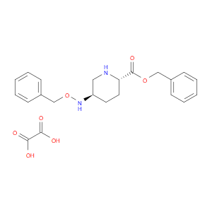 (2S,5R)-BENZYL 5-((BENZYLOXY)AMINO)PIPERIDINE-2-CARBOXYLATE OXALATE