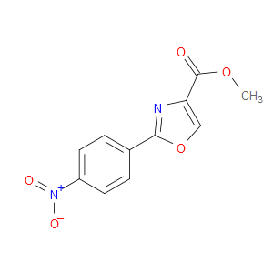 METHYL 2-(4-NITROPHENYL)OXAZOLE-4-CARBOXYLATE