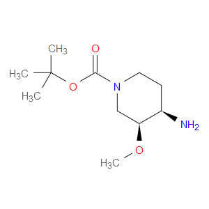 (3S,4R)-TERT-BUTYL 4-AMINO-3-METHOXYPIPERIDINE-1-CARBOXYLATE - Click Image to Close