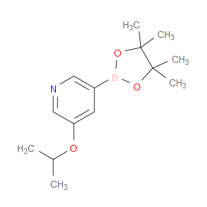 3-ISOPROPOXY-5-(4,4,5,5-TETRAMETHYL-1,3,2-DIOXABOROLAN-2-YL)PYRIDINE