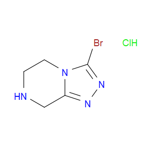 3-BROMO-5,6,7,8-TETRAHYDRO-[1,2,4]TRIAZOLO[4,3-A]PYRAZINE HYDROCHLORIDE - Click Image to Close