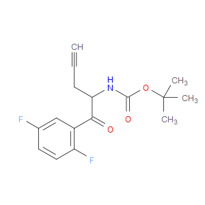 TERT-BUTYL (1-(2,5-DIFLUOROPHENYL)-1-OXOPENT-4-YN-2-YL)CARBAMATE