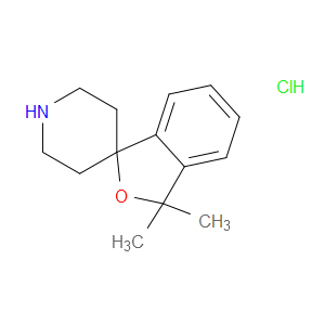 3,3-DIMETHYL-3H-SPIRO[ISOBENZOFURAN-1,4'-PIPERIDINE] HYDROCHLORIDE - Click Image to Close