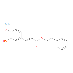 (E)-PHENETHYL 3-(3-HYDROXY-4-METHOXYPHENYL)ACRYLATE