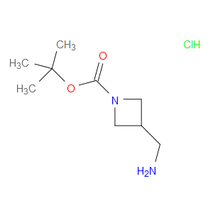 TERT-BUTYL 3-(AMINOMETHYL)AZETIDINE-1-CARBOXYLATE HYDROCHLORIDE - Click Image to Close